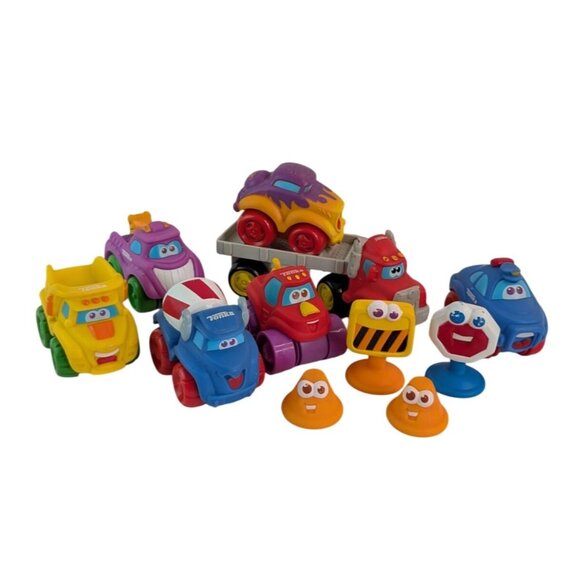 Hasbro Other - Vtg Hasbro Tonka Lil Chuck & Friends Trucks Vehicle Lot +‎ Accessories 2004/05